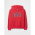 V-FRCH FT BAS HERITAGE LOGO PO LIGHT HEATHER GREY B08 L MODERN RED