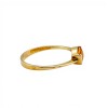Anillo Solitario-Oro bajo-Piedra Ámbar-AN8224 conpiedra