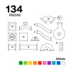 Bloques Magneticos Imanix Tobogan 134 Piezas Bloques Magneticos Imanix Tobogan 134 Piezas