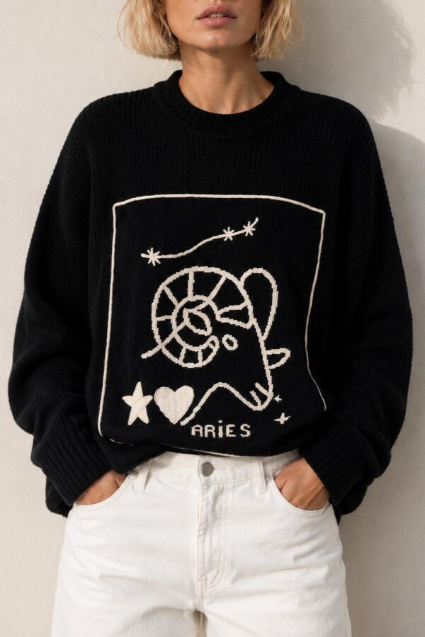 Sweater Aries Negro