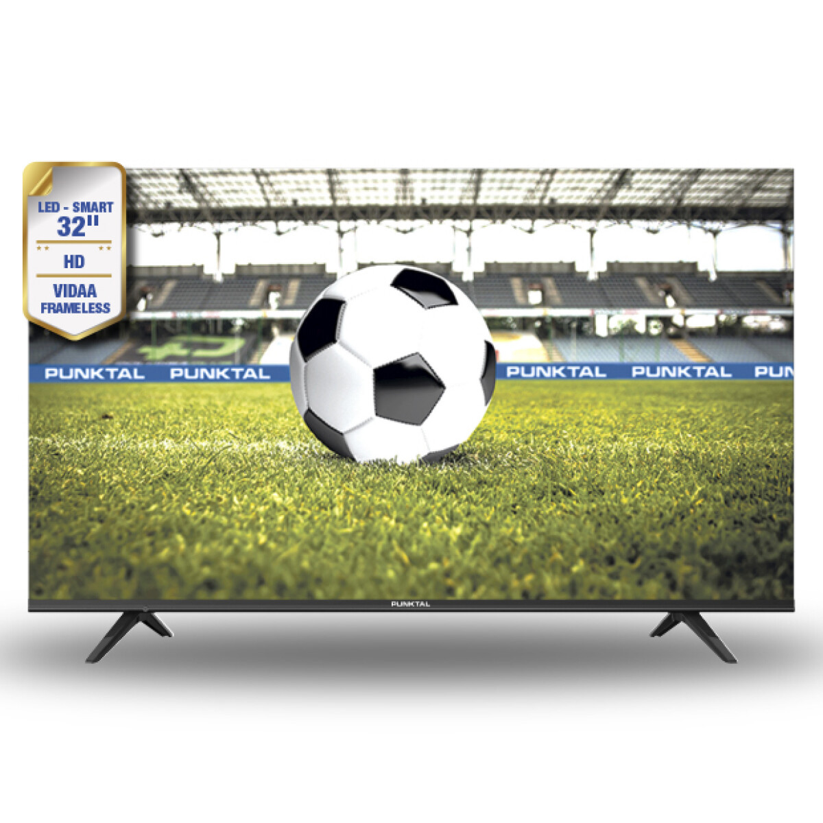 TV LED 32" HD Smart Frameless Punktal VIDAA 