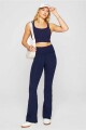 Top Principal Longline Medium Impact Sports Bra Mujer Deep Navy