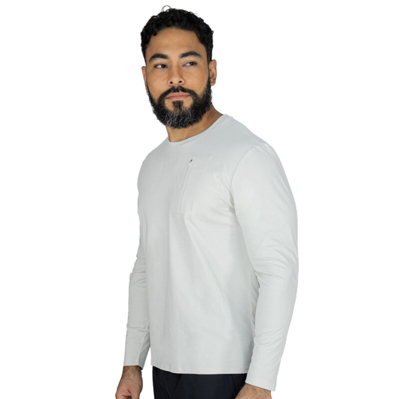 L/S MEN NYL EVERLAST WAYPOINT WT M6 WHITE