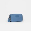 Bandolera New Penny en efecto cuero saffiano Coast Blue
