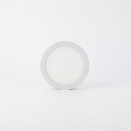 PLRA006 Panel LED Redondo de Adosar 6W Luz Cálida