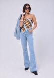 Camisa lino Celeste