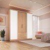 Ropero Placard Bravo New 4 Puertas 3 Cajones Angelin/Blanco Ropero Placard Bravo New 4 Puertas 3 Cajones Angelin/Blanco