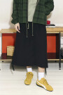 W' CARGO SKIRT LONG Negro