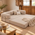 Sillón Cama Teddy Beige