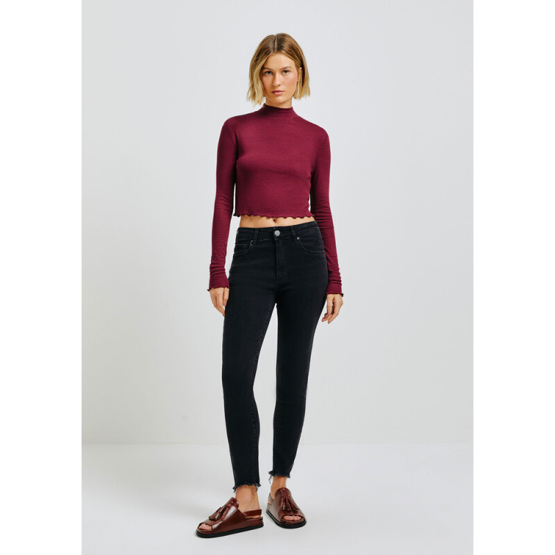 BLUSA ML FEM VERDE OSCURO