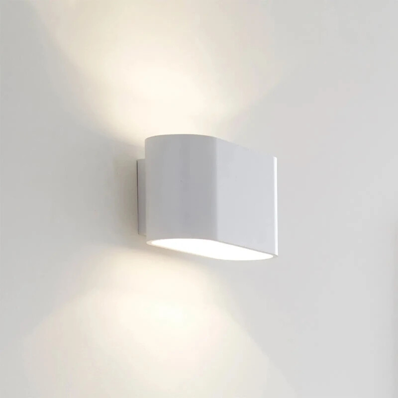 ABOGAG9 Lámpara Bidireccional Golden Oval Blanca