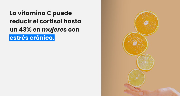 Vitamina C y cortisol: ¿ayuda con el estrés?