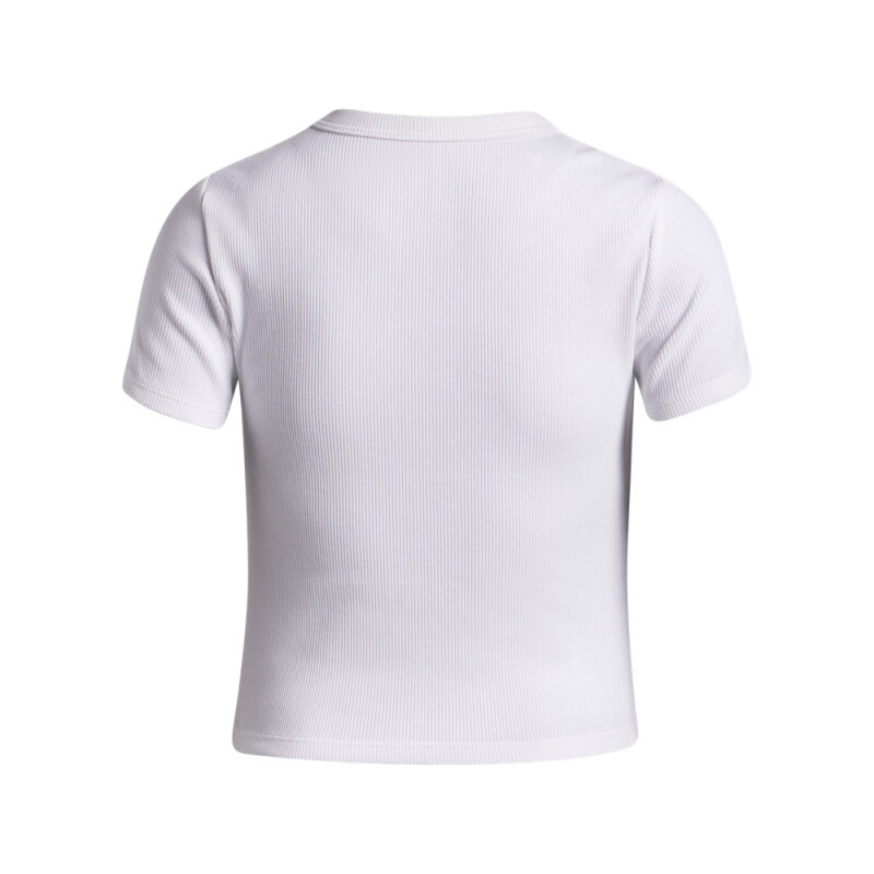 UA Rival Rib SS-PNK WHT-100