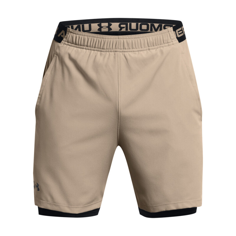 UA Vanish Woven 2in1 Sts-BLU BRN-203