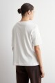 Remera oversized blanco