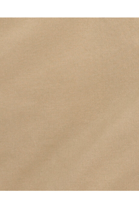 Enterito corto de algodón con tirantes hickory Sin color