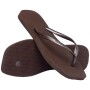 Sandalias Elegance Print Mujer Cafe