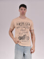 REMERA AMERICAN BEIGE