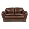 Sillón 100% Cuero - 2 Cuerpos - Monza Caramelo