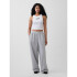V-SL RIB 2X2 LOGO CROP TANK WHITE V2 GLOBAL