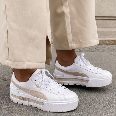 Championes Puma Mayze White/Beige