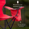 Silla Plegable Coleman Extra Grande Rojo