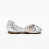 Sandalia COURO METALIZADO ROMA/COURO SNAKE METAL PRATA / PRATA Plata, Platino