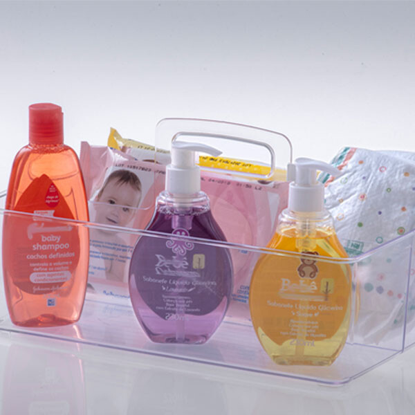 CAJA ORGANIZADOR MULTIUSO PARAMOUNT CRISTAL ASA CENTRAL TRANSPARENTE