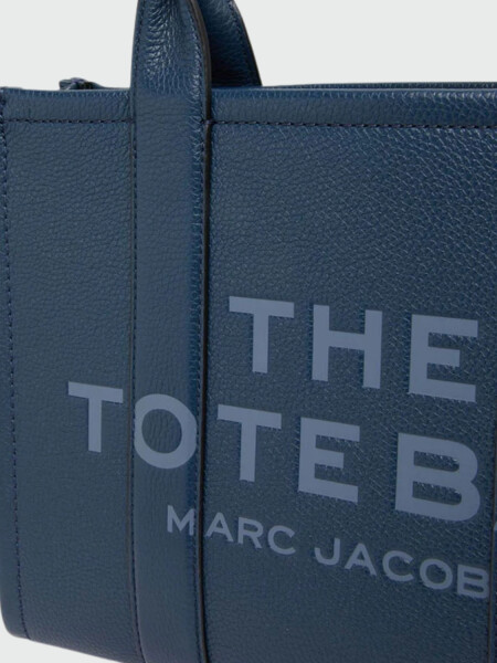 MARC JACOBS - THE LEATHER MEDIUM TOTE BAG Azul