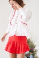 CAMISA VUELO CROCHET Blanco
