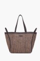 Bolso rafia chocolate