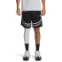 UA M Hoops Sig Short-WHT BLK-001