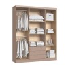 Ropero Placard Bravo New 4 Puertas 3 Cajones Duna/Blanco Ropero Placard Bravo New 4 Puertas 3 Cajones Duna/Blanco