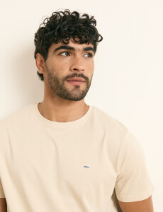 520658 T-SHIRT HARRINGTON LABEL Natural