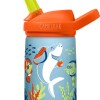 Vaso termico EDDY+ boquilla CAMELBACK shark naranja school