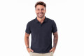 REMERA PIQUE CUELLO POLO 1801 Gris