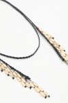 COL BRAIDED RAIN Negro