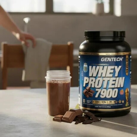 Whey Protein 7900 2Lb Gentech Chocolate