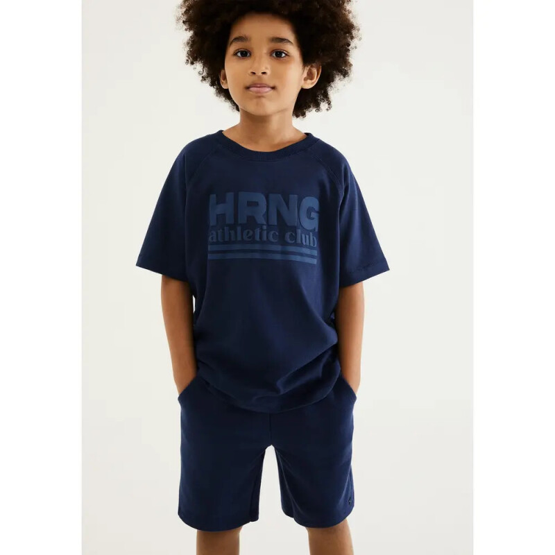 BERMUDA MASC AZUL ESCURO