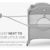 Practicuna colecho MILKWAY KIKKABOO gris cotton mix