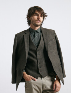 110107 SACO HARRINGTON SELECT Chocolate