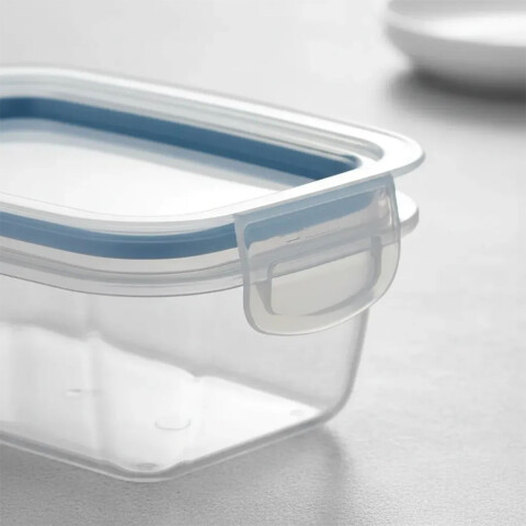 Recipiente Rectangular Dos Broches de 360 ml AZUL