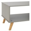 Mesa De Living Minimalista Mad Maciza Linea Dublin Gris Mesa De Living Minimalista Mad Maciza Linea Dublin Gris