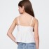 STRAPPY WOV BOW TOP NEW OFF WHITE