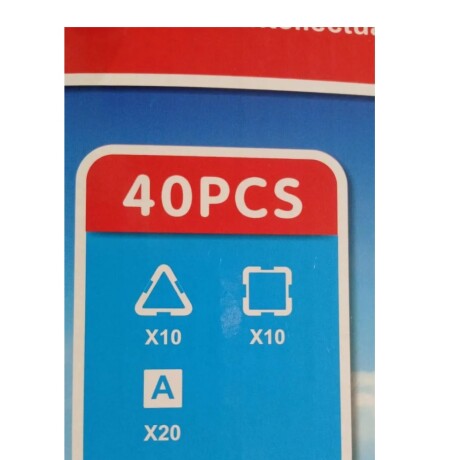Juego de armar Magformers 40pcs Juego de armar Magformers 40pcs