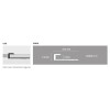 Perfil Point Aluminio 5mm x 2m Oro Mate Perfil Point Aluminio 5mm X 2m Oro Mate