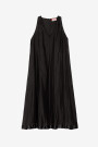 VESTIDO ARRUGADO Negro