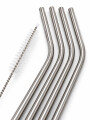 SORBITOS DE METAL CON CEPILLO 5 PCS PLATEADO