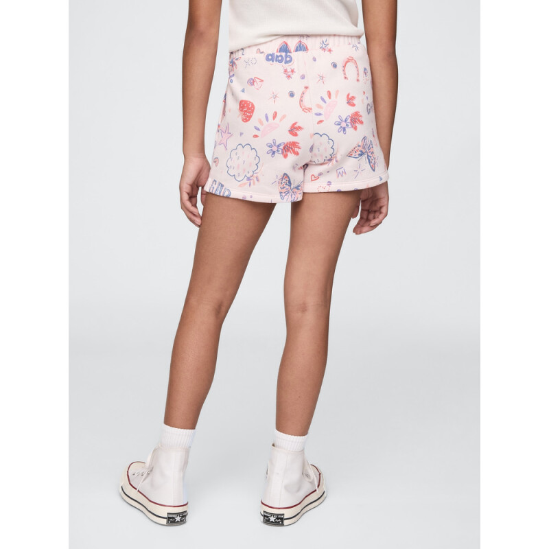 V-FRCH FT LOGO SHORT DOODLE PRINT