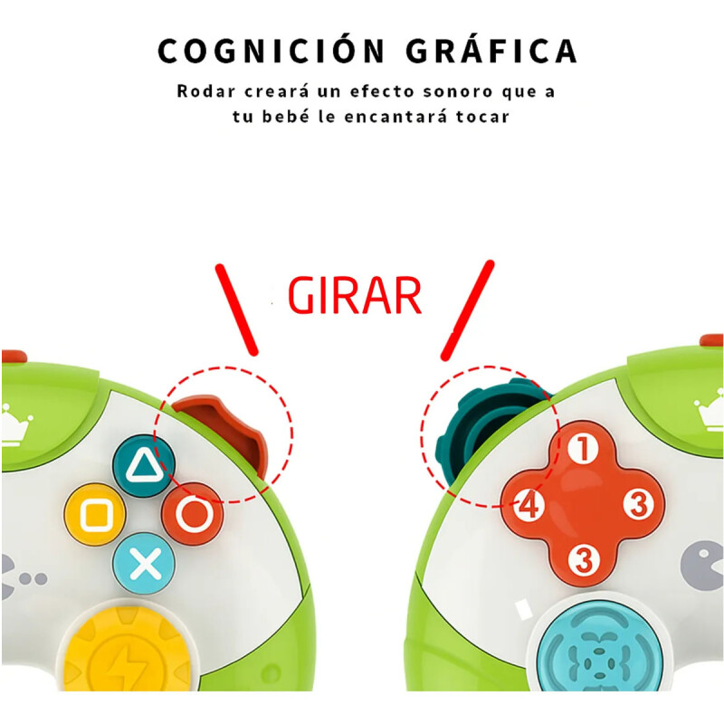 Joystick Estimulo Con Luces y Sonidos Huanger Joystick Estimulo Con Luces y Sonidos Huanger